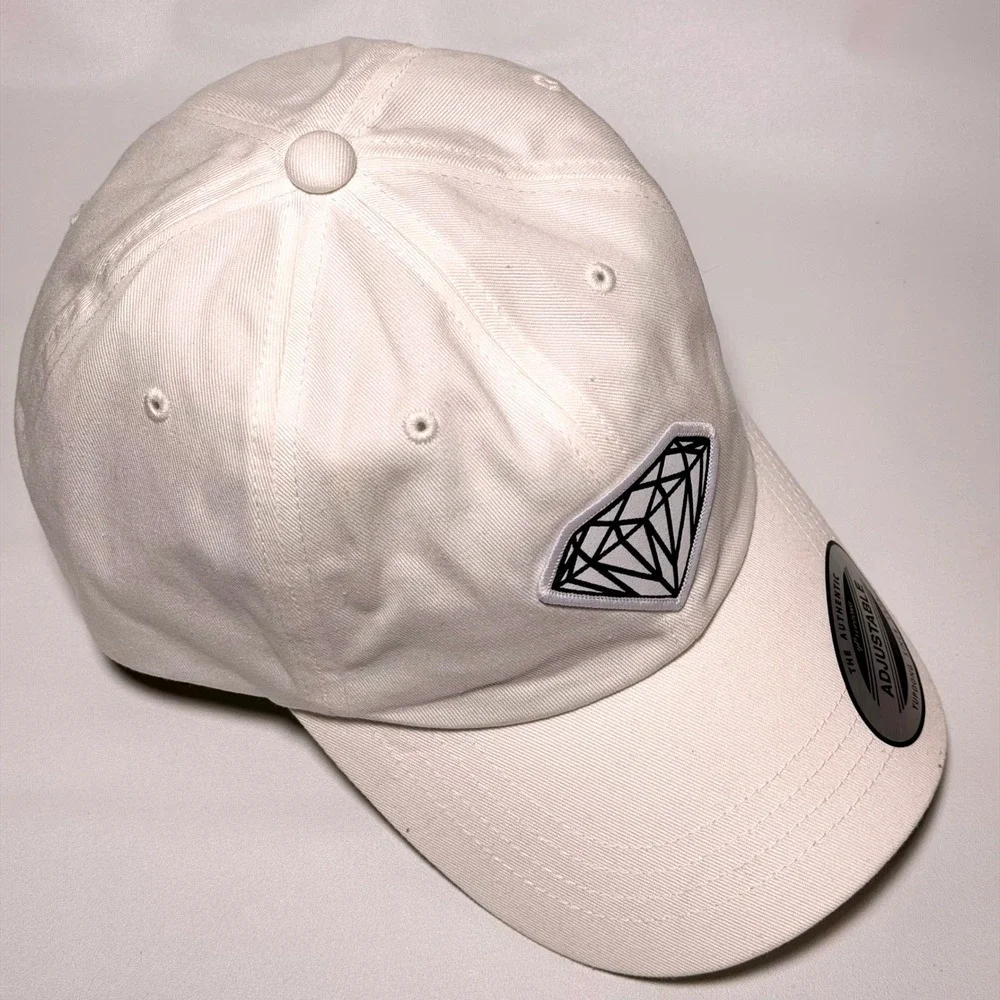 Yupoong The Classics Chalmers Jewelers Diamond White Adjustable‎ Dad Hat Cap